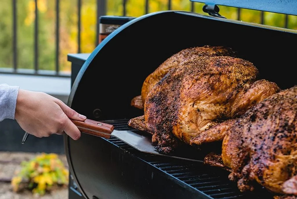 how to smoke a turkey on a pallet grill2