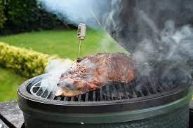 Grilling Meat on Smoker